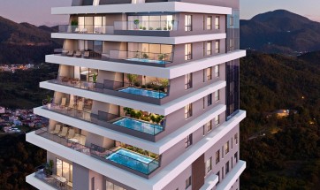Apartamento no Edifício Hyde na Av. Atlântica em Balneário Camboriú/SC