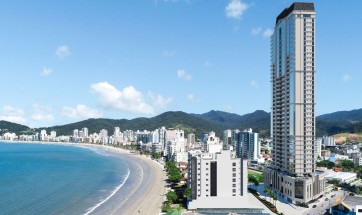 Number One Residence exuberante frente mar no centro de Itapema/SC